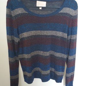 Glittery long sleeve top